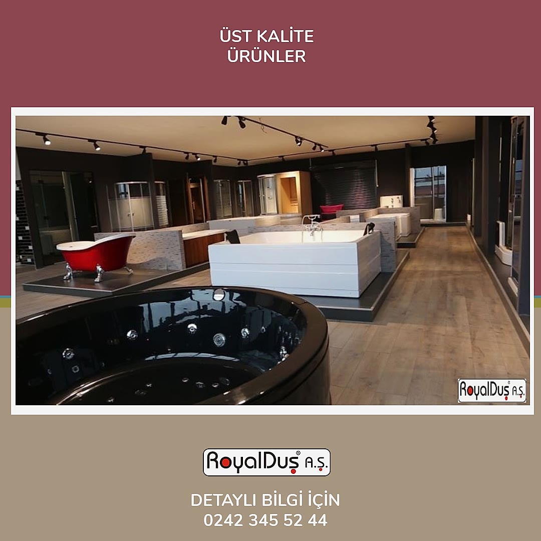 Jakuzi Markası Royal Duş A.Ş. | Antalya Üretici Firma